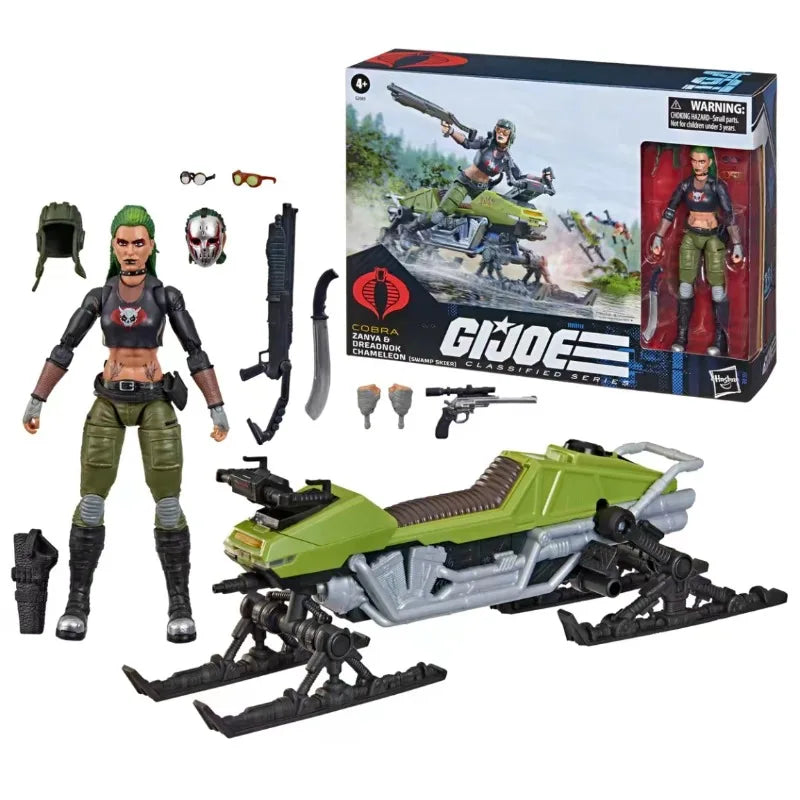 【Pre Sale 2026 July】New Original Hasbro G.I. Joe Classified Series 194 Zanya Dreadnok Chameleon (Swamp Skier) Action Figures