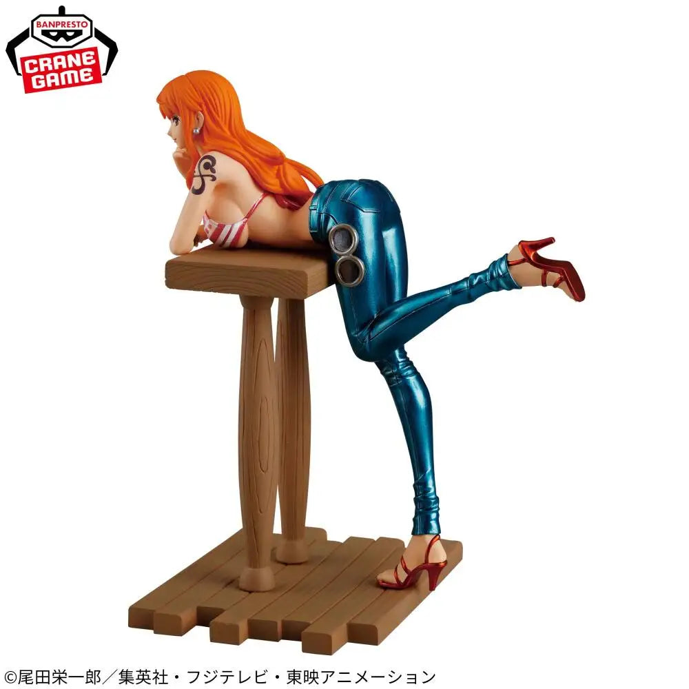 In Stock Bandai One Piece Grandline Journey Special Nami Nico Robin Anime Model Toy Desktop decorations birthday gift Genuine