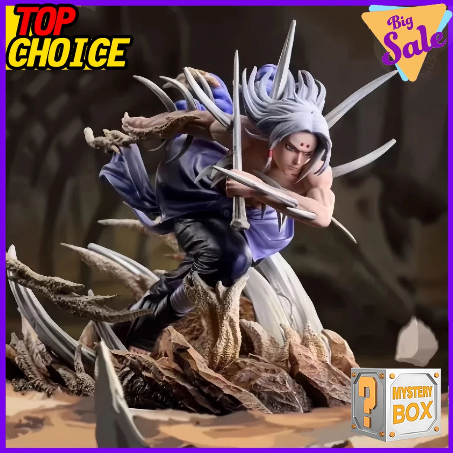 Naruto Anime Figure Blind Box 12 Random Characters Collectible Toys Gift Set for Fans Birthday Surprise Mystery Box Japanese