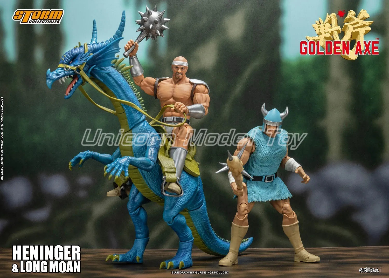 【UA】Storm Toys  GOLDEN AXE HENINGER & LONG MOAN 2 PACK Scale 1/12 Action Figures Models Toys Gifts