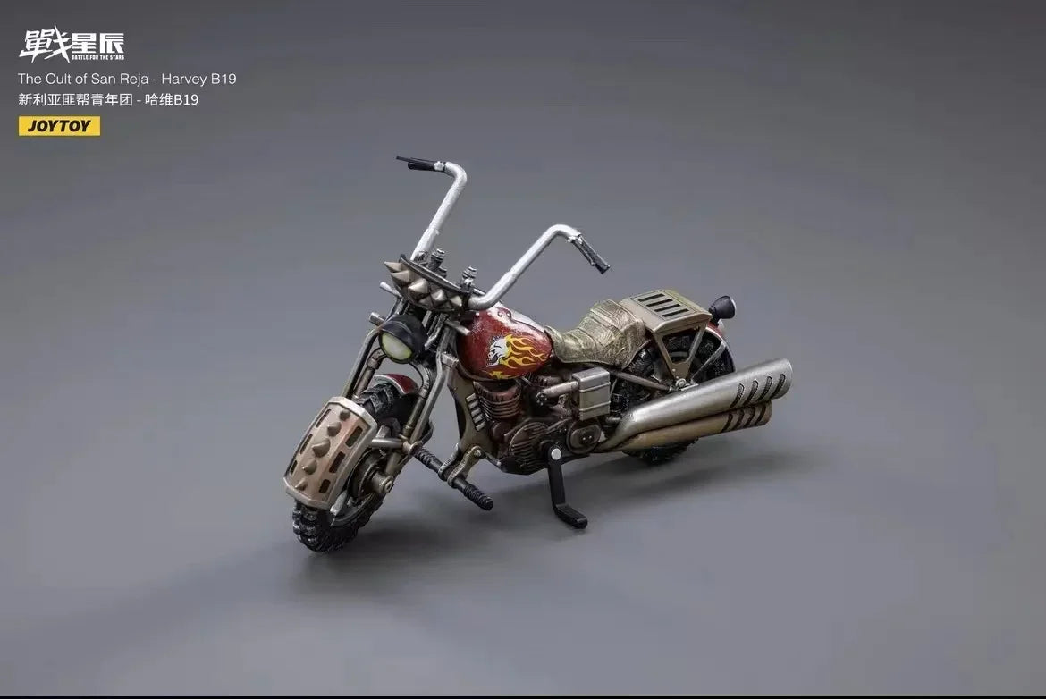 【In Stock】JOYTOY 1/18 Action Figure & Motorcycle The Cult of San Reja Ailie Jack Harvey B19 Luyster C30 Original Soldier Model