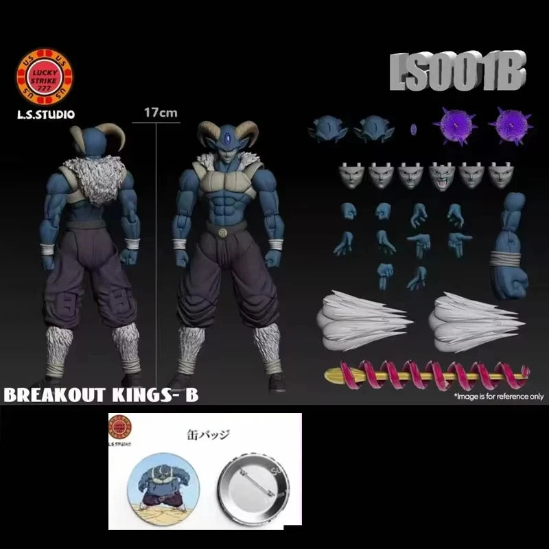 In Stock LS Studio Dragon Ball MORO Breakout Kings MORO Agent Killer Action Figures Figure Statue modle Collection Gift Toy