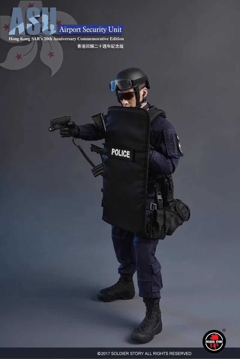 SS103 SoldierStory 1/6 Scale 12inch Action Figure Male Hong Kong Airport Special Police Force Soldier 20th Anniversary Full Set