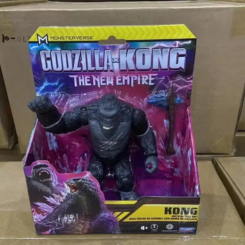 Godzila X Kong Action Figure The New Empire Anime Figure Godzilla King Ghidorah Tiamat Mothra Figure Collection Model Custom Toy