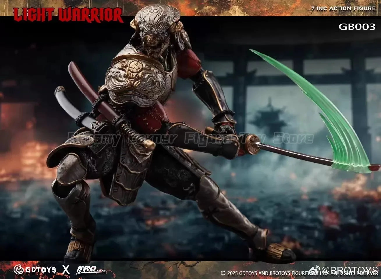 【Pre-sale】Original BROTOYS GB003 LIGHT WARRIOR 1/12 Action Figure Collection Ornament Model