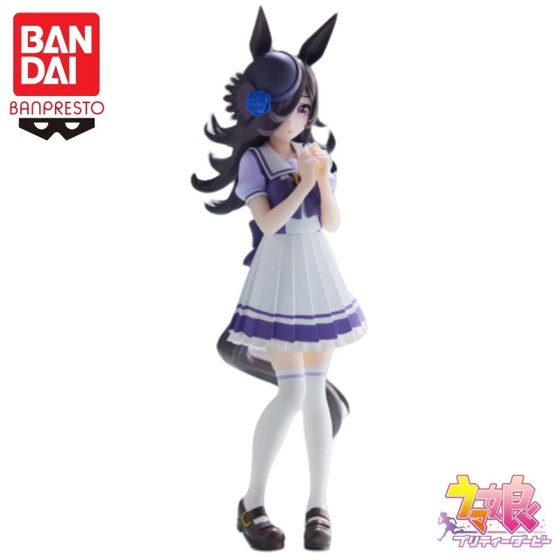 In Stock Bandai Original Banpresto Pretty Derby Rice Shower Action Figure Model Doll Brand New Boxed Anime Action Figures Toys