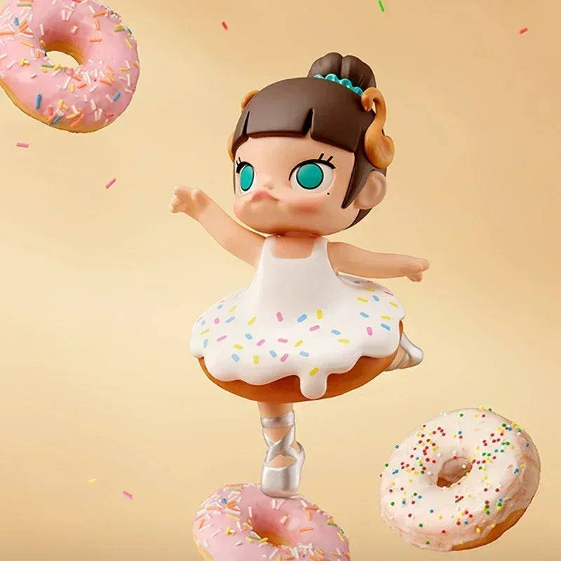 POP MART MOLLY Carb-Lover Series Mystery Box Anime PVC 100% Original Action Figure Collection Model Desktop Ornaments Doll Toys
