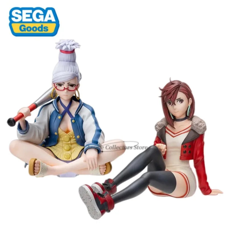 Original SEGA Dandadan Momo Seiko Anime Figure Toys Genuine Noodle Stopper Action Figurine PVC Model Collection Doll Gift