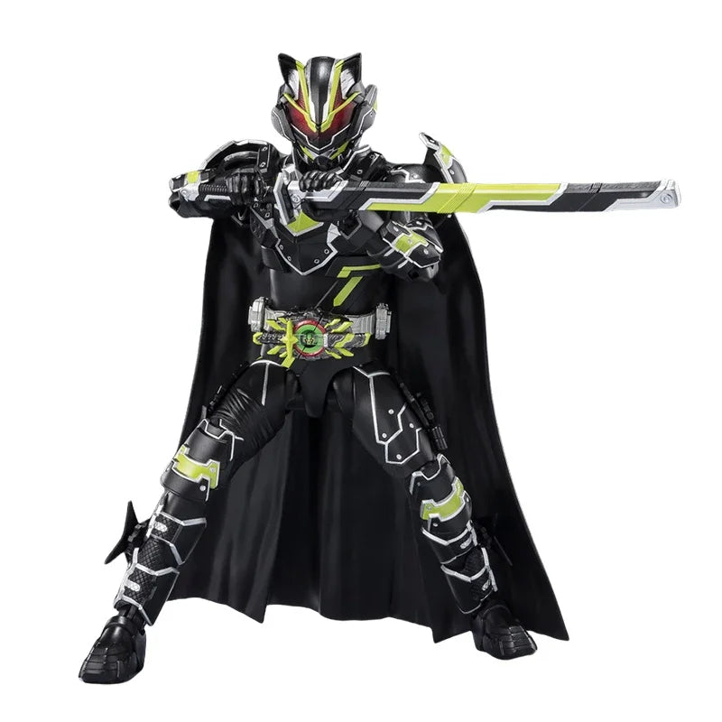 Bandai Genuine SHF KAMEN RIDER TYCOON BUJIN SWORD Anime Action Figure Collectible Joints Movable ModelToy Ornament Gift Children