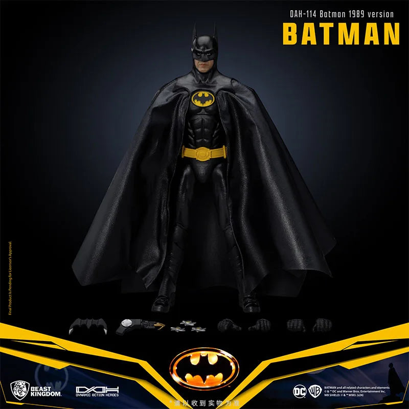 Dc Figures Beast Kingdom Bell Keaton Pattinson Clooney Batman Action Figurebatman Figure Dc Action Figures Model Gift Original