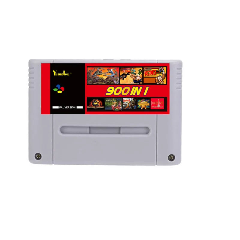 SUMMER FLASF 900 in 1 SFC Card With 8GB TF Card Game Card For Nintendo SNES SFC Game Console With TF Card
