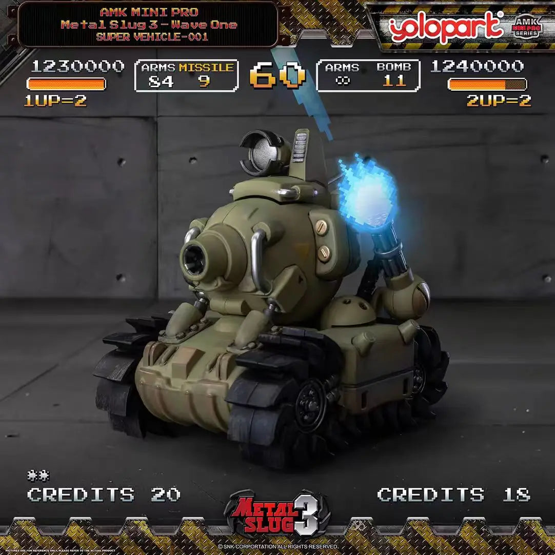 【In Stock】YOLOPARK AMK MINI PRO Q Version Metal Slug 3 Volume 1 Figure Model Toy