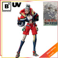 Beautiful Chemistry Original  Fierce Girls 1/6 Ratio Dinosaur Skull Cover Anime Figure Action Joint Mobility Figure Model Toys