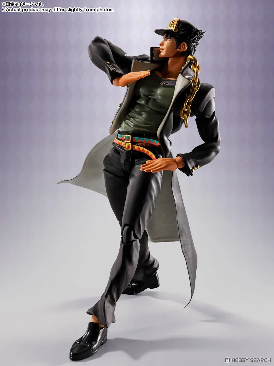 In Stock Bandai S.H.Figuarts SHF JoJo's Bizarre Adventure Jotaro Kujo Stardust Crusaders Anime Action Figures Toys Models PVC