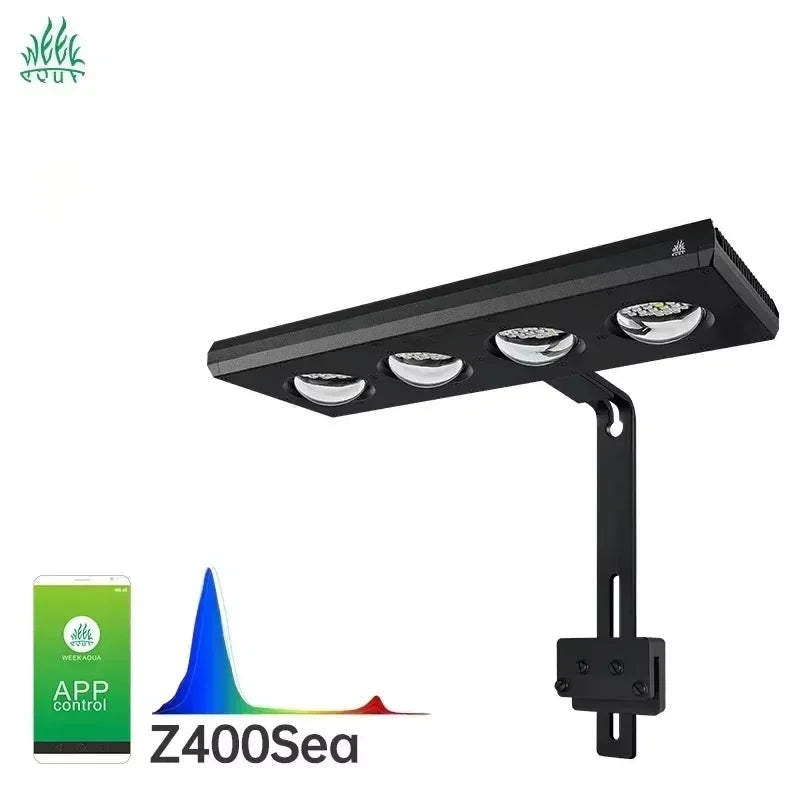 Week Aqua Z Series Z250 Z400 Bluetooth 3.0 Aquarium Marine Light Fully Programmable A8se Led Saltwater Coral Reef Lamp