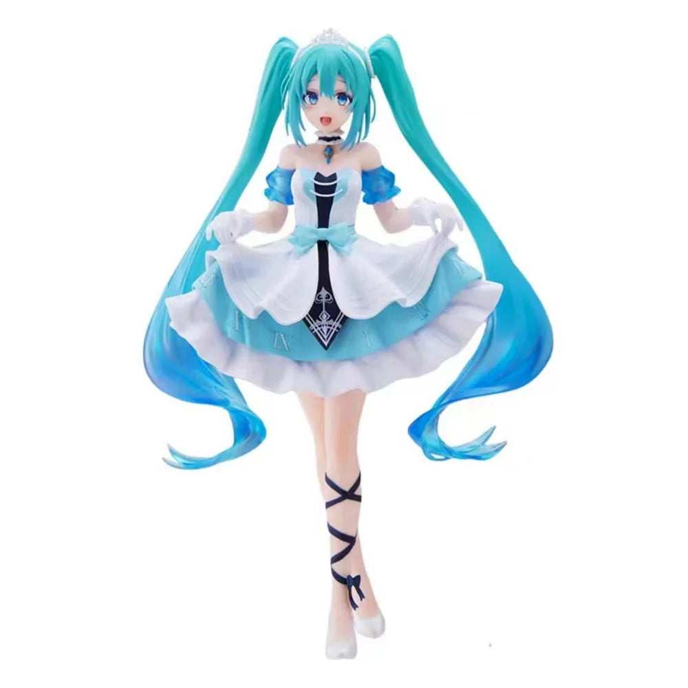Hot New 15 Styles Hatsune Miku Anime Figure Toys MIKU Kawaii Cartoon PVC Action Figurine Model Dolls Birthdays Gifts