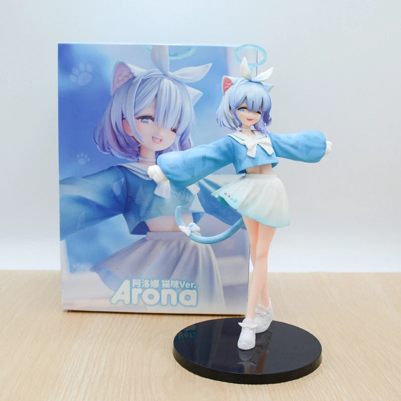 17cm Blue Archive Tsukatsuki Rio Anime Girl Figure Kisaki/Arona/Sunaookami Shiroko/Ichinose Asuna Action Figure Model Doll Toys