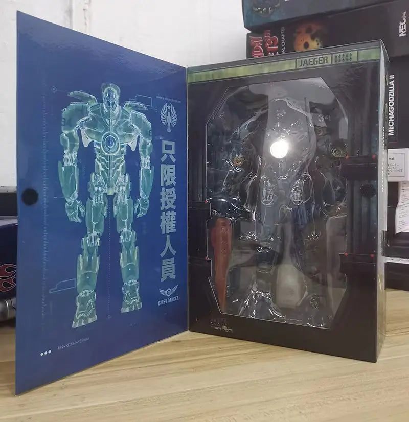 Pacific Rim 2 Movie Glowing Version Action Figure Model Revenge Drifter Mecha Boxed Collectible Toy For Fans And Collectors