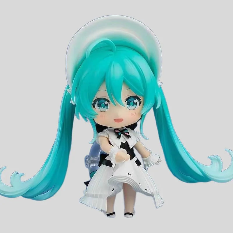 10CM New Anime Hatsune Miku symphony #2490 Kawaii Q version Figures PVC Model DIY Toys Doll ornament Gifts