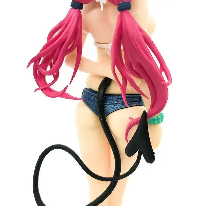 22cm Anime To love swimsuit Amiami kawaii standing posture Action Figure PVC model Toys doll Desk Decor car ornament Gifts
