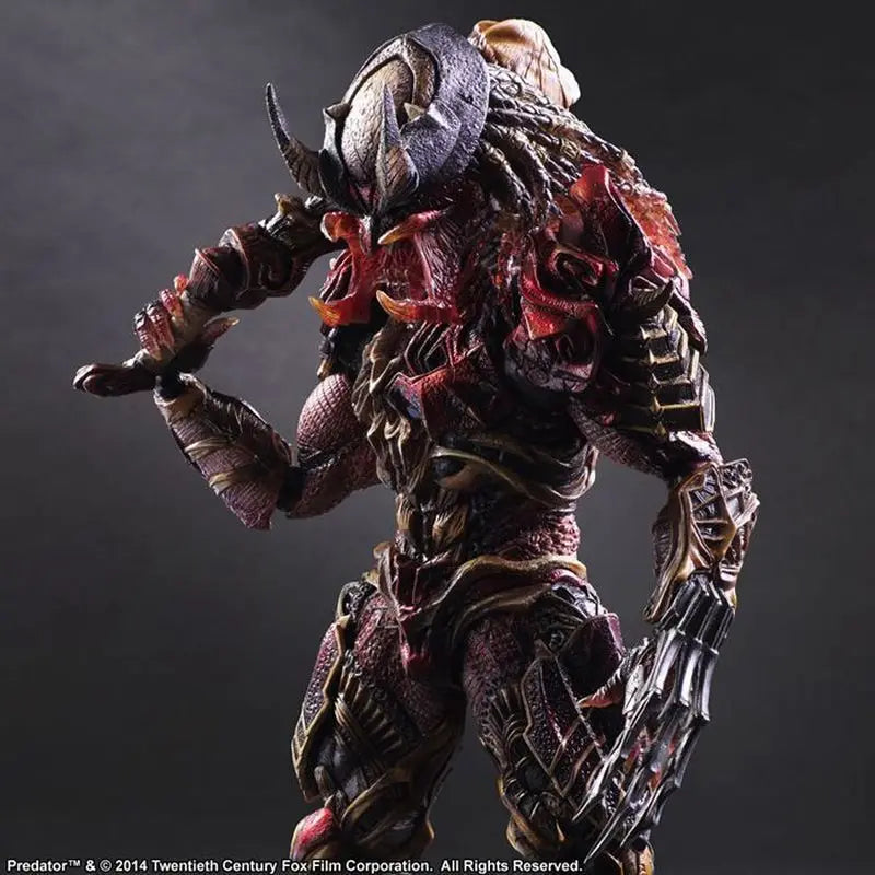27cm New Spot Pa Changed Iron Warrior Variant Predator Doll Hand-Made Model High-Quality Statue Collection Ornaments Toy Gift