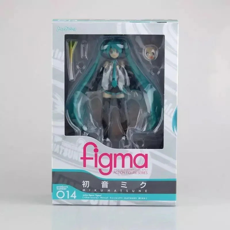 New Figma 114 Hatsune Miku Anime Girl Figure Figma 014 Virtual Singer Miku Joint Movable Model Kids Toys Doll Collection Gifts