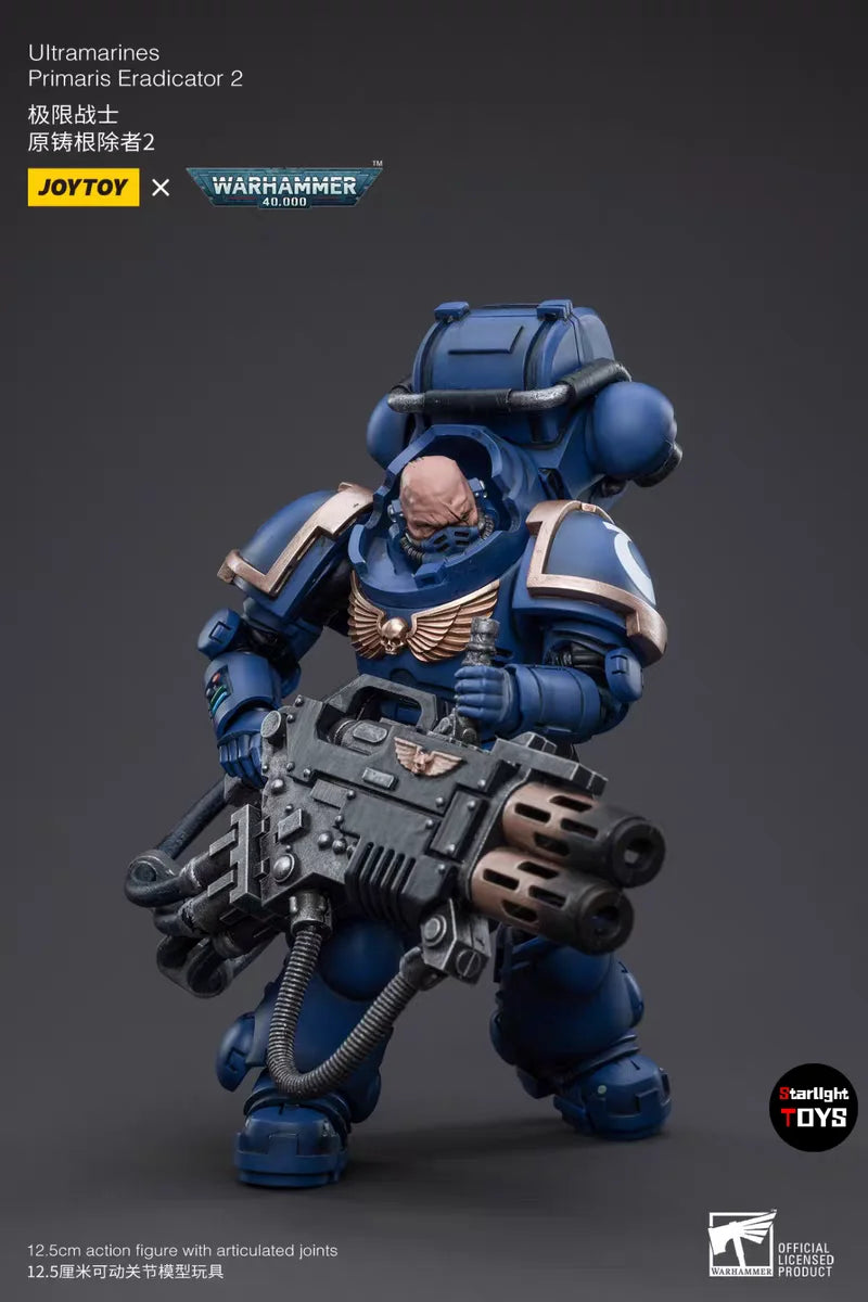 JOYTOY 1/18 Action Figure Warhammer 40K Ultramarines Primaris Eradicator 2 Toys Model Ornaments Collection Gifts