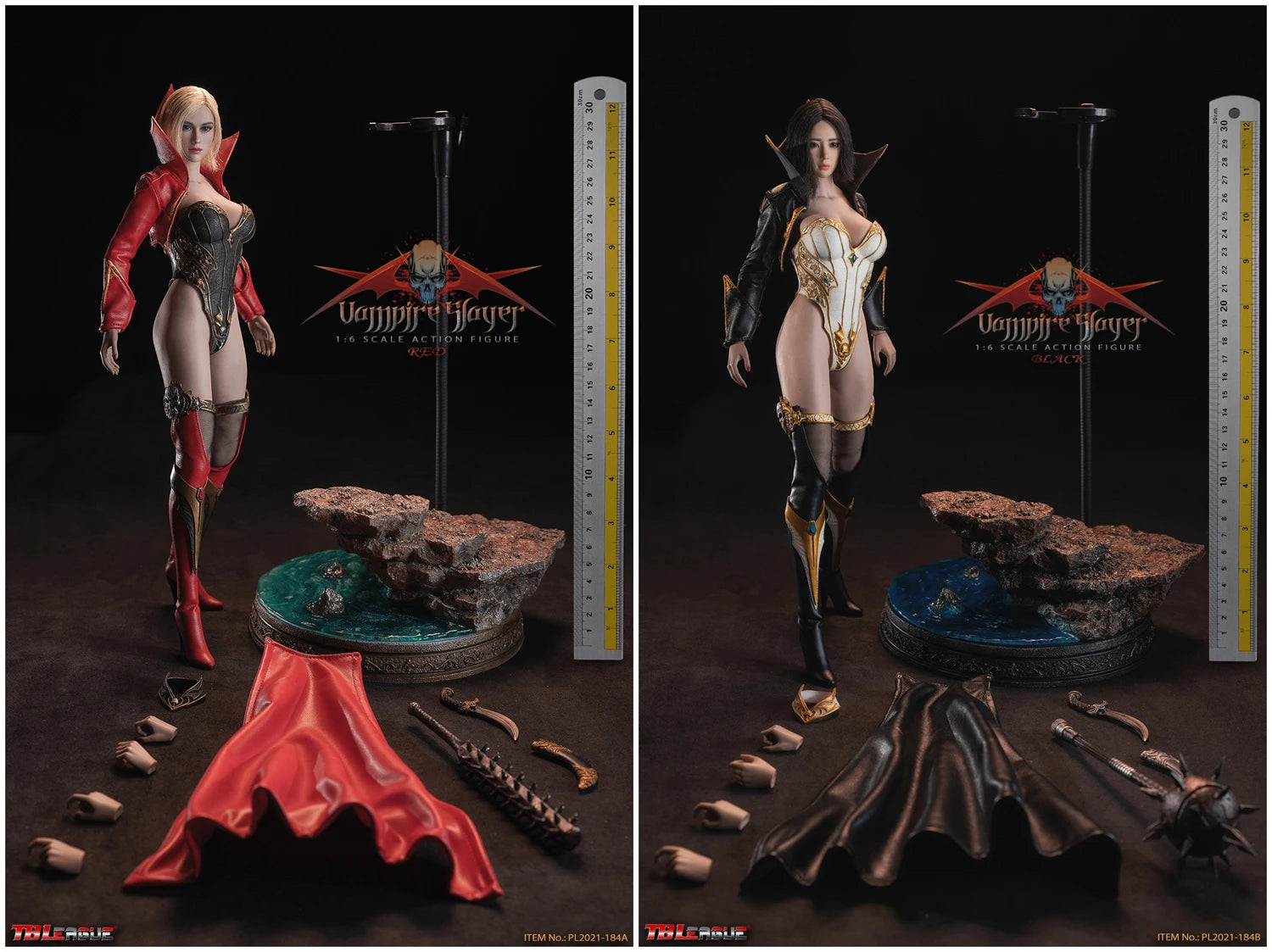 1/6 Scale PL2021-184 Blood-Sucking Female Soldier Suit Static Model Ornaments 12Inch Action Figure Body Doll "