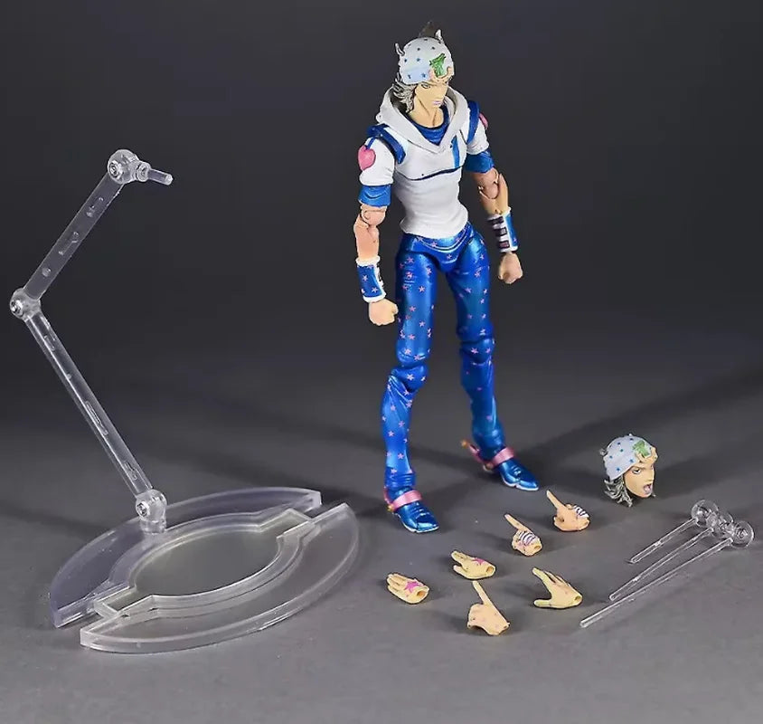 In Stock Medicos Steel Ball Run Jojo'S Bizarre Adventure Johnny Joestar Action Figure Wf Limit 15cm Original Model Toys