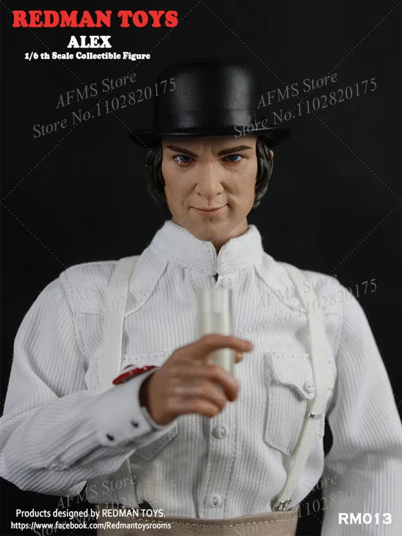 REDMAN TOYS RM013 1/6 Scale Men Soldier Violent Teenagers Alex Classic Novel A Clockwork Orange Full Set 12inch Action Figure