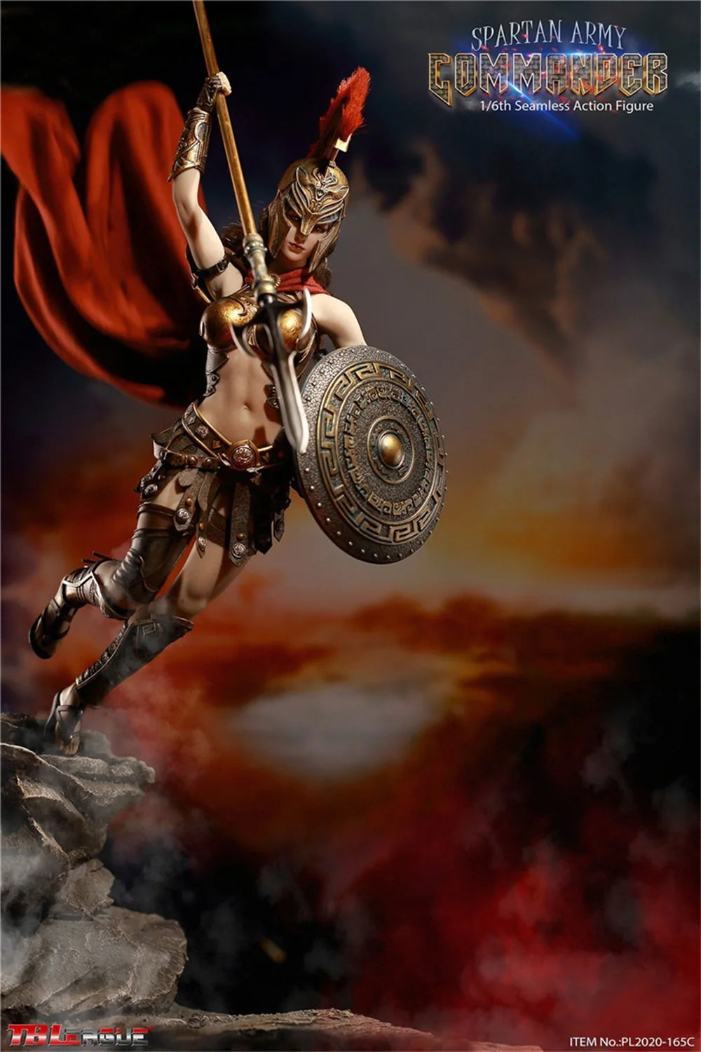 1/6 TBLeague PL2020-165A PL2020-165B PL2020-165C Female Spartan Army Commander Rubberized Set Action Figures For Fans Collect