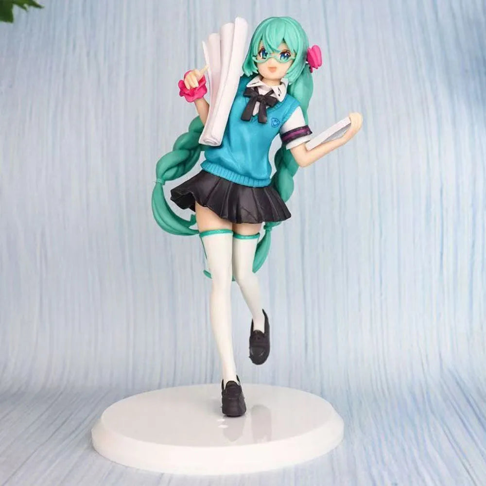 Hot New 15 Styles Hatsune Miku Anime Figure Toys MIKU Kawaii Cartoon PVC Action Figurine Model Dolls Birthdays Gifts