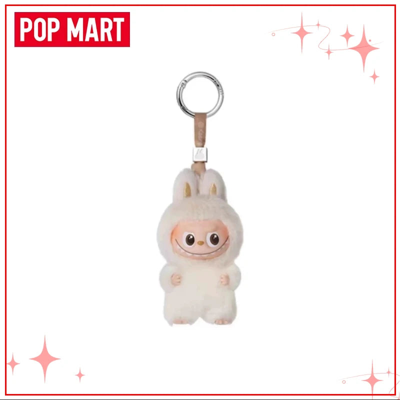 POPMART Чудовищата Лабубу V4 Pin for Love Series Blind Box Vinyl Face Plush Doll Visual Keyring Toy Коледни подаръци