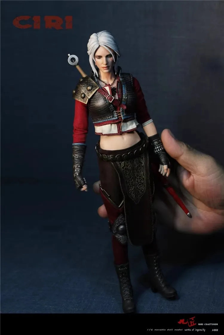 Nine Craftsmen J-002 1/6 Female Soldier CIRI Armor Version Model Toy Full Set 12'' Action Figures In Stock