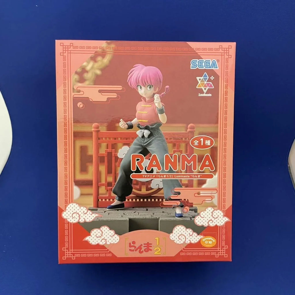 Original SEGA Ranma 1/2 Luminasta Shampoo Tendou Akane Saotome Ranma 19Cm Kawaii Puppe Action Figure PVC Modell Sammlerspielzeug