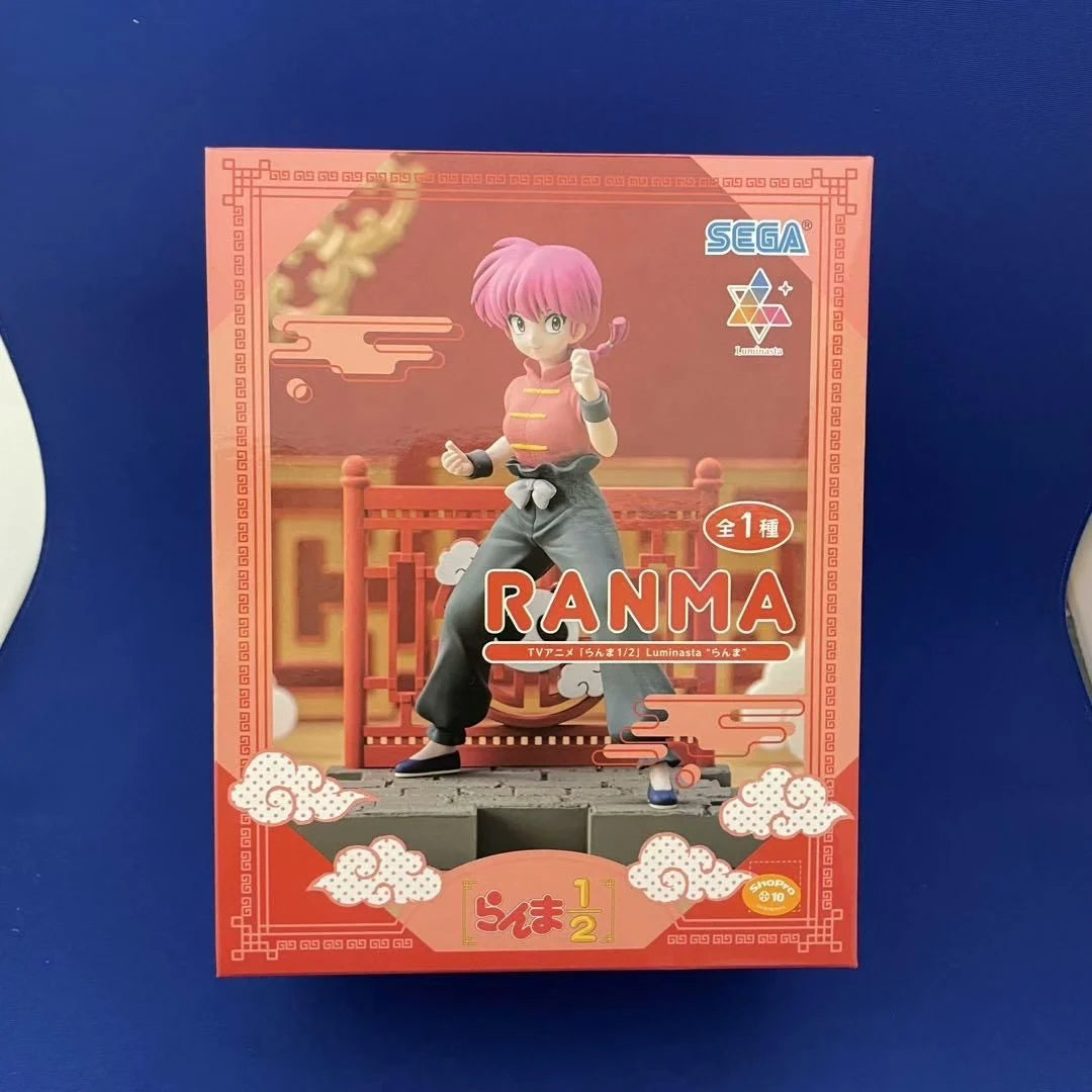 Original SEGA Ranma 1/2 Luminasta Shampoo Tendou Akane Saotome Ranma 19Cm Kawaii Puppe Action Figure PVC Modell Sammlerspielzeug