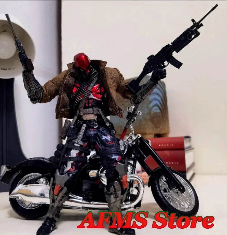 1/12 Men Soldier Jacket Cyberpunk Style Long Sleeve Stand Neck Zipper Coat Accessory For Diy  6" Action Figure Anime Body