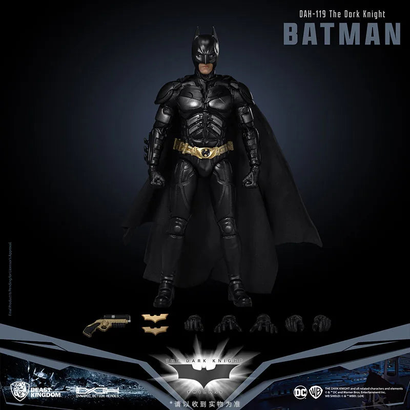 DC Figures Beast Kingdom Bell Keaton Pattinson Clooney Batman Екшън фигурка Фигура на Батман DC Екшън фигурки Модел Подаръчен оригинал