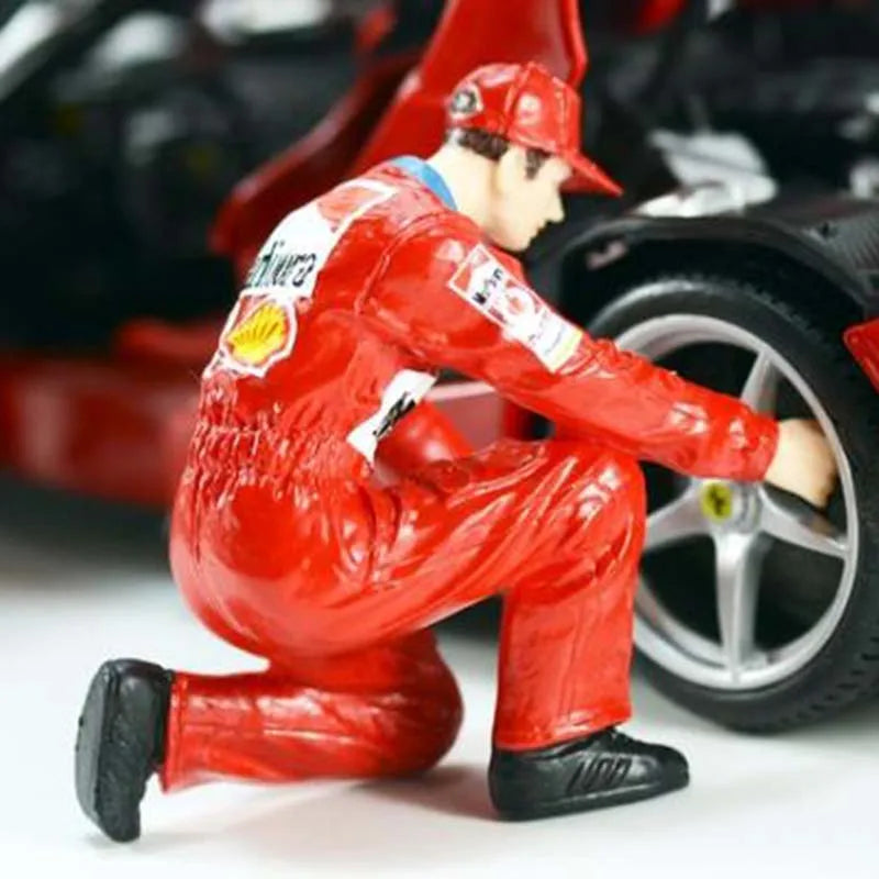 1/18 Scale Repairman Suit Dolls Models Repair Factory Repair Worker Scene Matching Accessories Action Figure Car Toys Gifts Fans