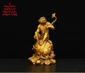 Feng Shui Attract Wealth Copper Animal Ruyi Monkey Ornaments Zodiac Blessing Life Home Living Room Decor