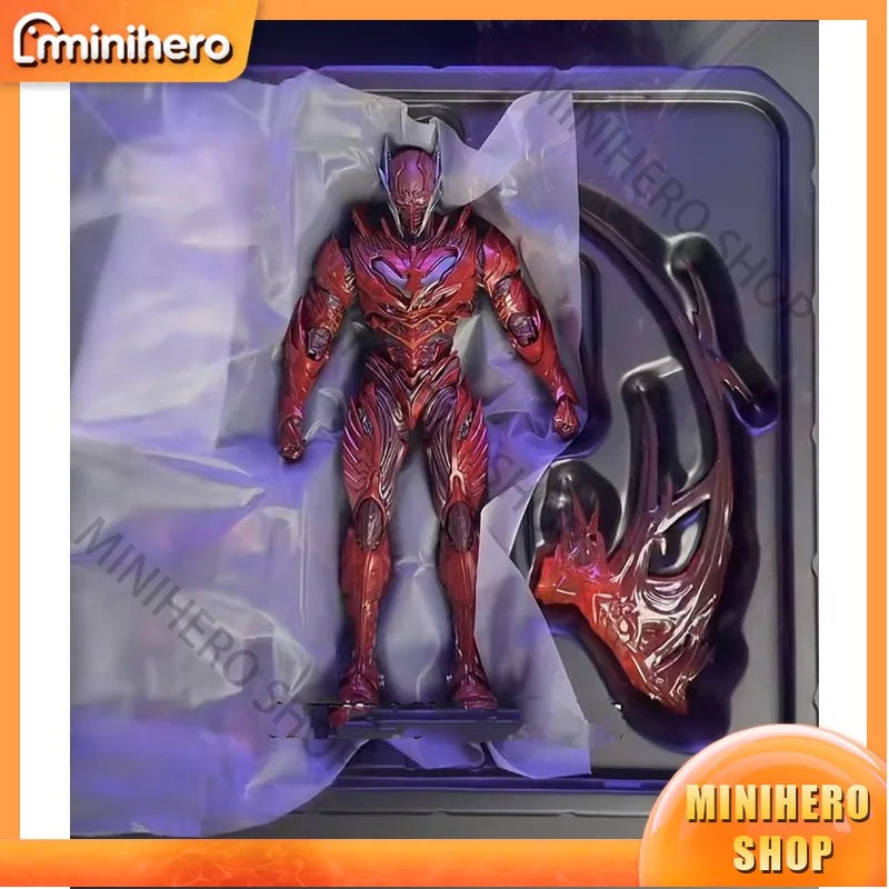 【Pre-sale】 INART 1/12 Scale Red Death Batman Action Figure with FX Base - Dark Nights: Metal Series  Comics Collectible Toy