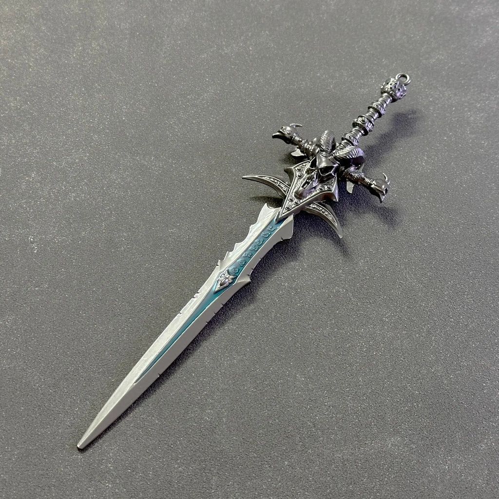Warcraft WOW Peripheral Lich King Shadow of Sorrow Frostmourne Weapon Model Metal Toy Ornament Sending Children To Friends