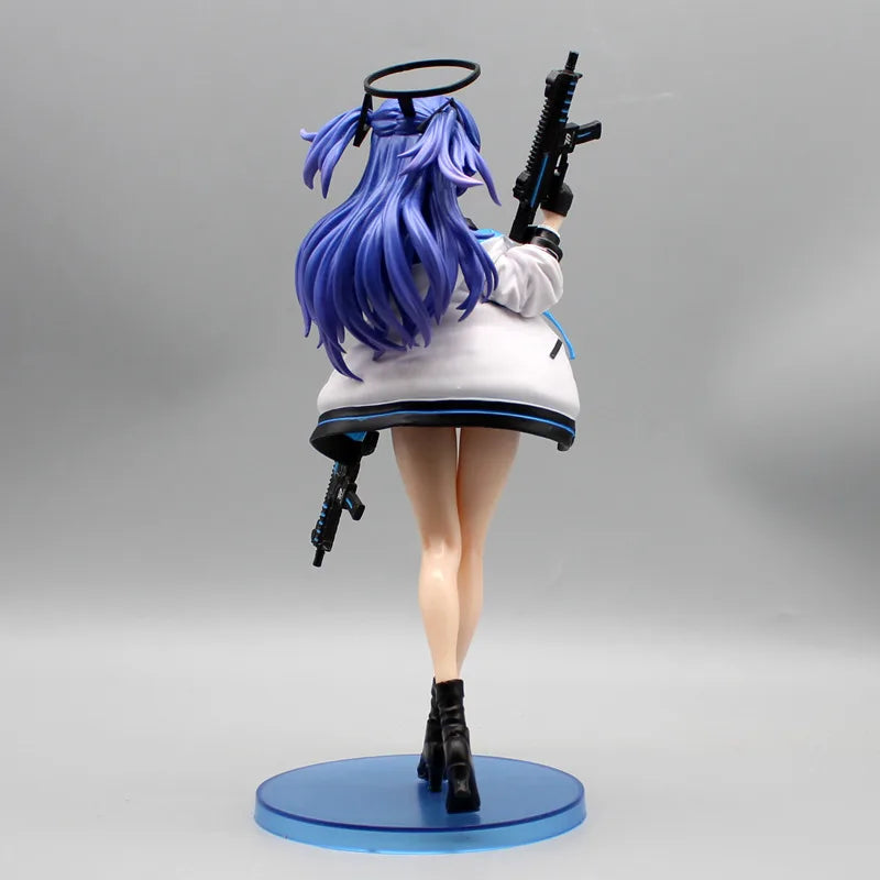 Anime Figures 24cm Blue Archive Hayase Yuka Gk Statue Game Model Collectible Toys Cute Ornament Desktop Decoration Adult Gifts