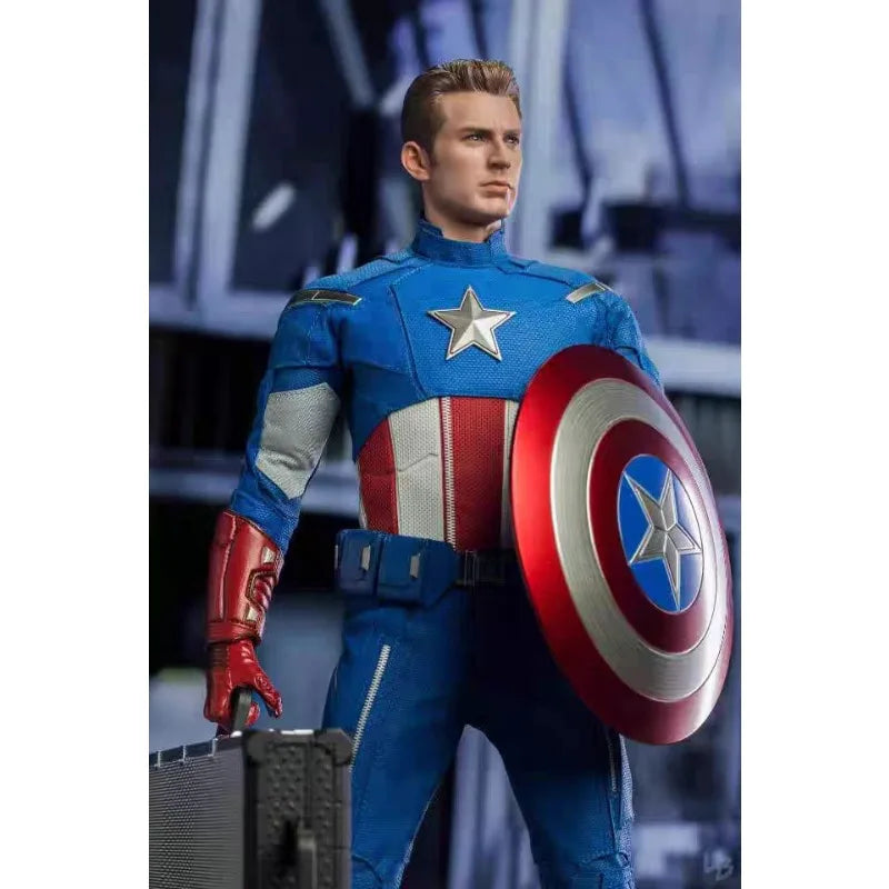 Original Hot Toys Marvel MMS563 Captain America 1/6TH SCALE COLLECTIBLE FIGURE 2012 Version Anime Figure Toy Collection Model