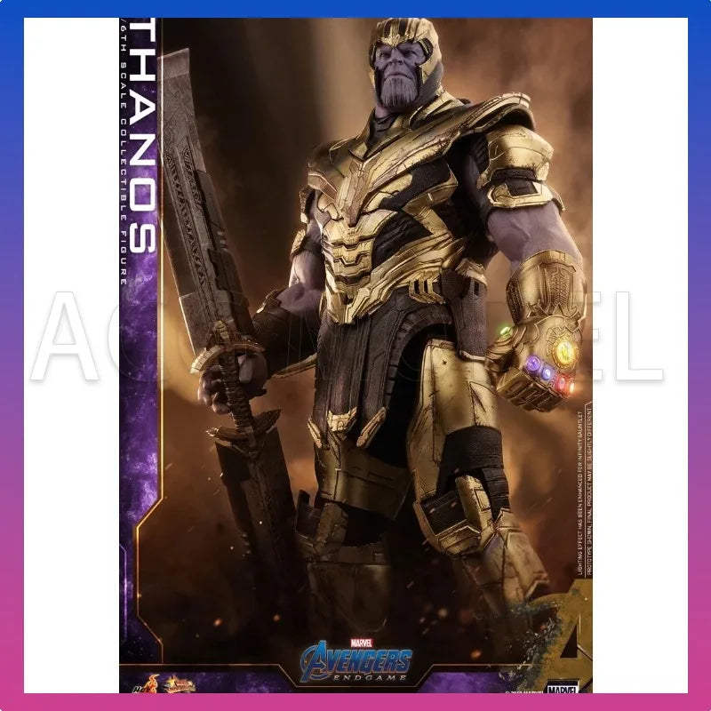 Original Hot Toys Thanos Action Figure 1/6 The Avengers 4 HT Thanos 3.0 MMS529 Anime Figure Endgame Model Toy Collection Gift