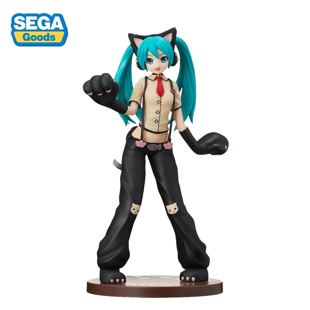 В наличност Оригинални SEGA Vocaloid Hatsune Miku Project DIVA PVC Аниме Фигурки Екшън Фигурки Модели Играчки Коледни Подаръци