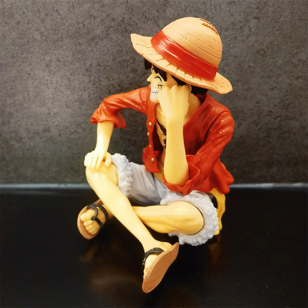 One Piece Figure Luffy Action Figure GK Monkey D Luffy Model Ornament PVC Collectible Charm Hobby Toy Kids Gift