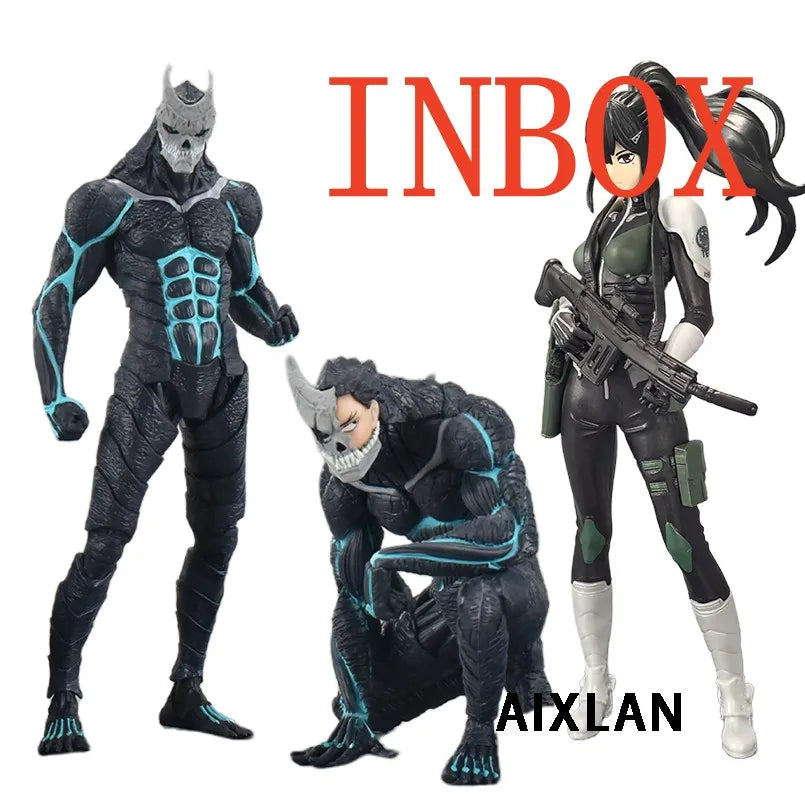 Aixlan Kaiju Nr. 8 Figur Ashiro Mina 18 cm Kaiju PVC Actionfigur Amine Thanksgiving Geschenk Sammlerfigur