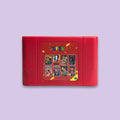 Super 64 Retro-Spielkarte, 340-in-1-Spiel, N64-Kassette für die N64-Videospielkonsole, regionenfrei, mit 16G-Karte 