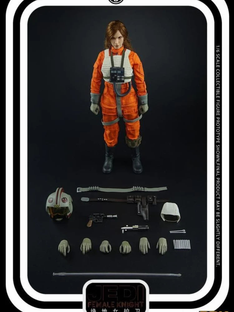 In stock BBK 1/6 Star Wars Jedi female guard jedi female knight BBK019 Moving figure model